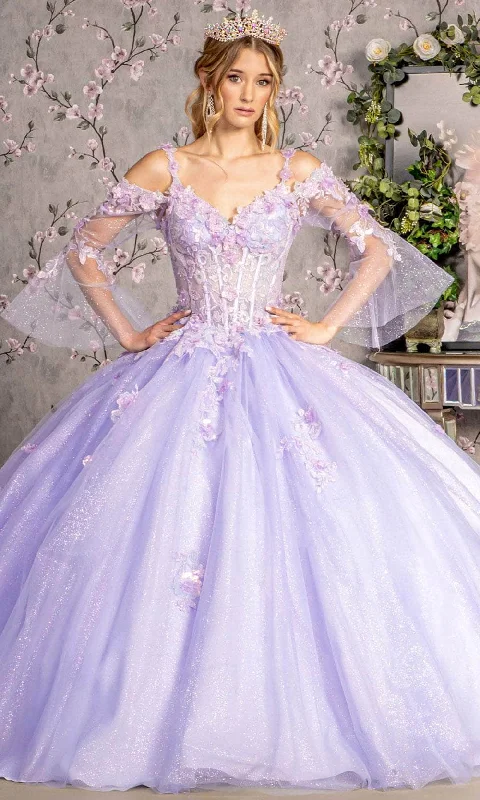 Trendy Looks Comfortable Trend Wear GLS by Gloria GL3484 - Embroidered Sweetheart Ballgown