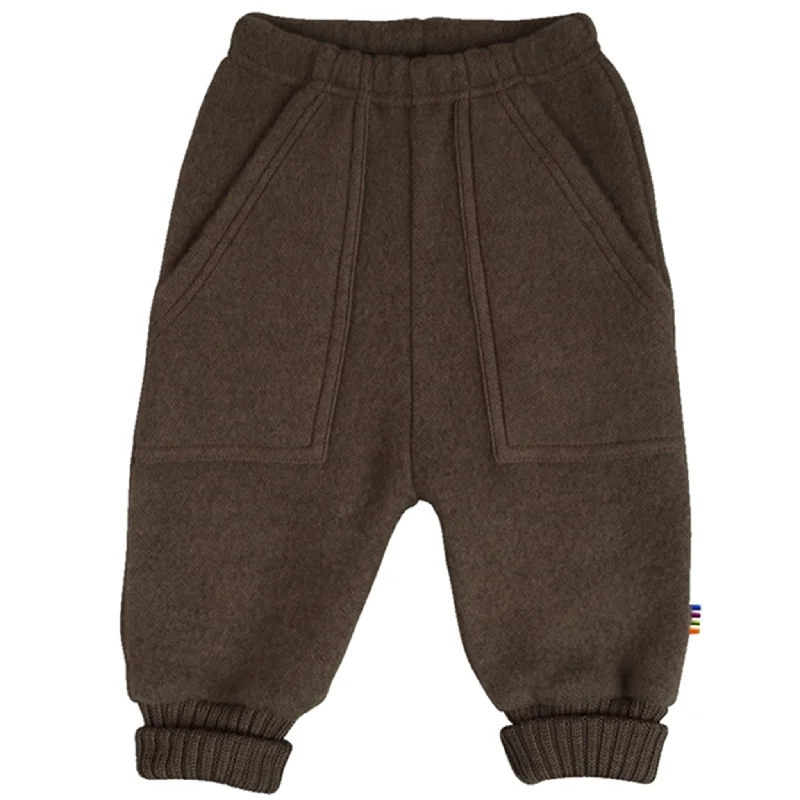 Urban Chic Comfortable Wardrobe Pieces Joha Wool Dark Bark Baggy Pants