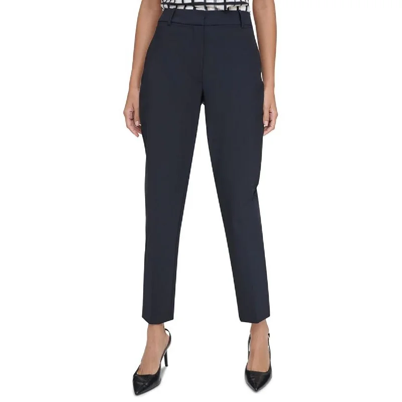 Comfy Dress Comfortable Fashionwear Calvin Klein Womens Straight Leg High Rise Dress Pants