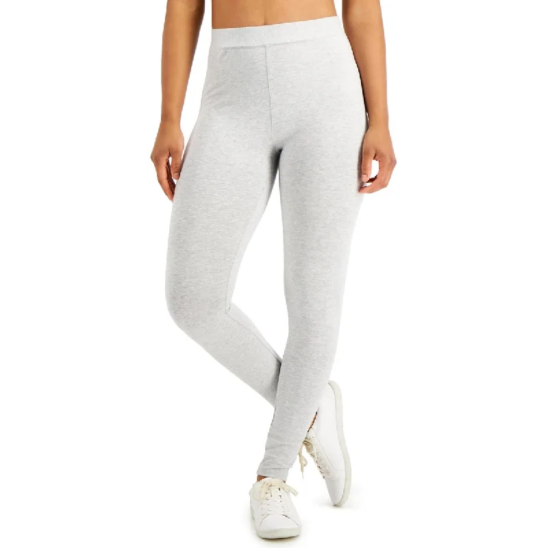 Cozy Layers Trendy Casual Comfort Style & Co. Womens Petites Knit Mid-Rise Leggings