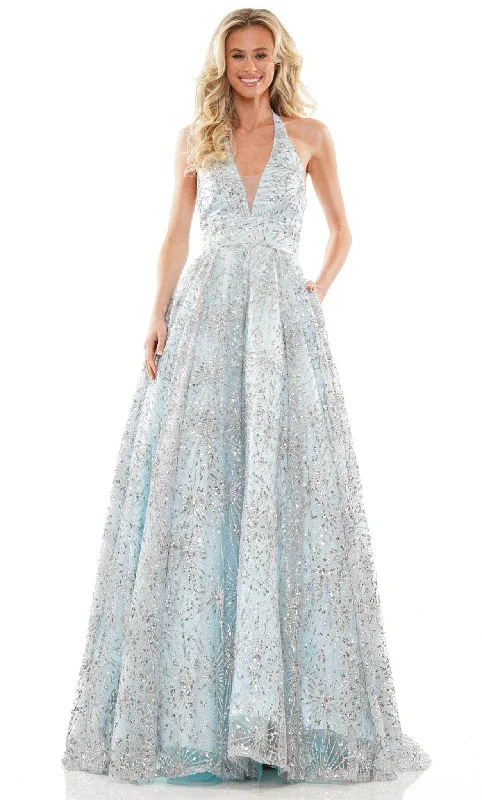 Easy Style Relaxed Chic Pieces Colors Dress 2788 - Sleeveless Plunging V-Neck Prom Gown