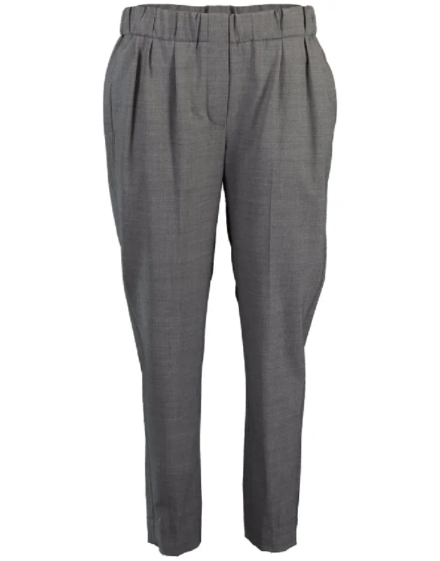 Trendy Looks Cozy Fashion Pieces Tropical Wool Pull On Pant