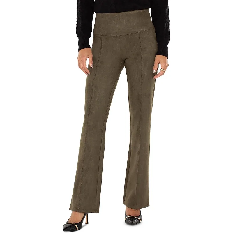 Versatile Comfort Cozy and Relaxed Wear Liverpool Womens Flare High Waisted High-Waisted Pants