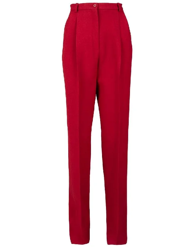Weekend Wear Soft Street Fashion Mika Pleated Straight Leg Pant