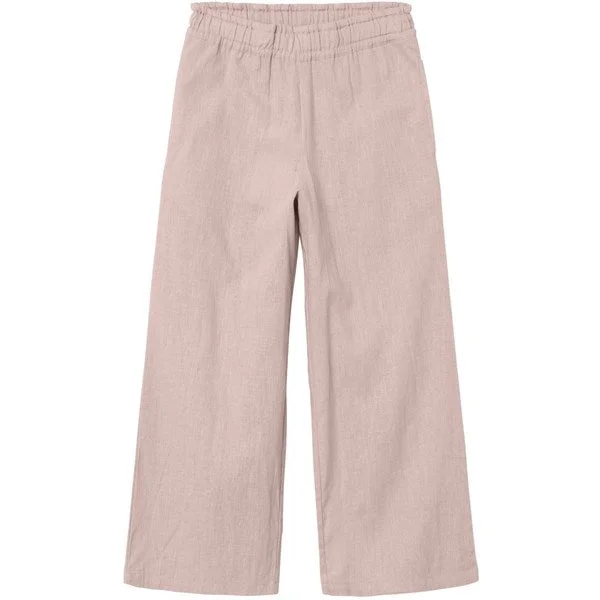 Comfy Pants Comfortable Layered Looks Name it Sepia Rose Falinnen Wide Pants