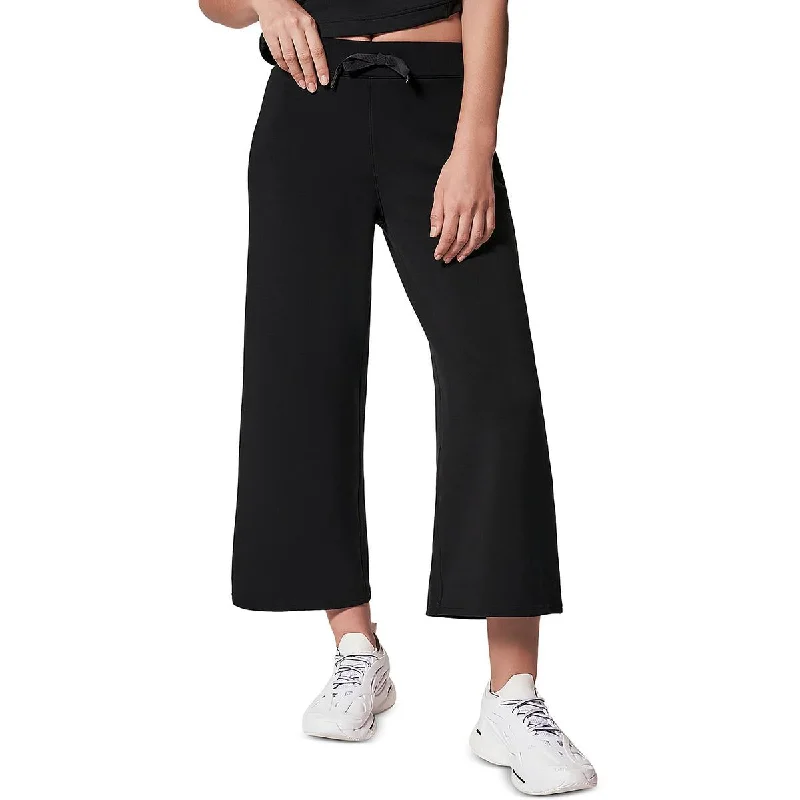 Versatile Outfits Relaxed Soft Fashion Spanx Womens Cropped Wide Leg Cropped Pants