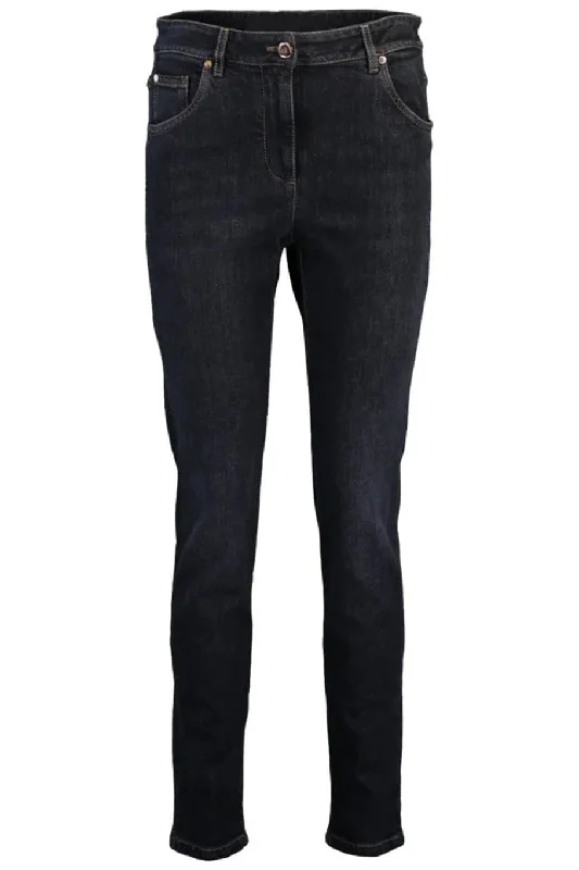 Basic Comfort Comfortable Layering Options Black Dyed Skinny Jean