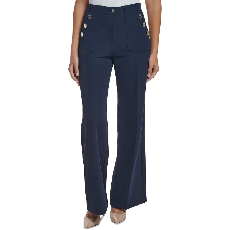 Stylish Ease Stylish Relaxed Pieces Tommy Hilfiger Womens Embellished  Wide Leg Pants
