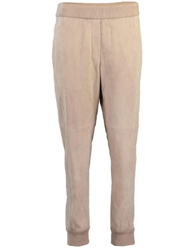 Breathable Style Soft Day-to-day Looks Suede Stretch Leggings