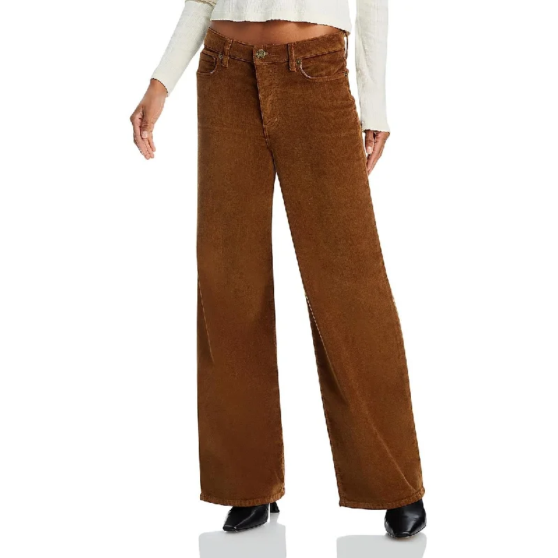 Cozy Chic Wear Cozy Chic Looks FRAME Womens High Rise Corduroy Wide Leg Pants