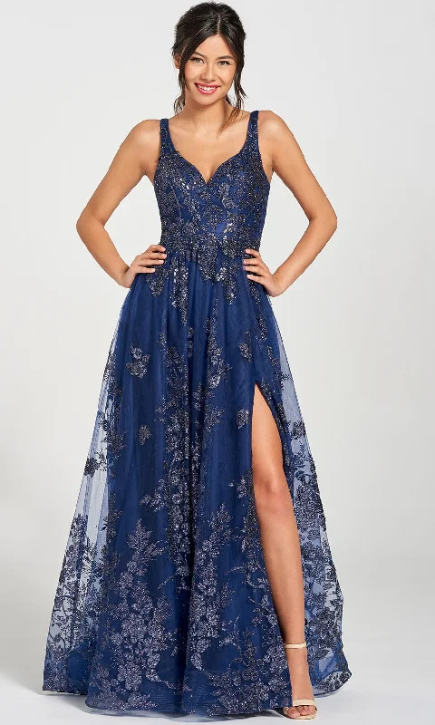 Soft Style Casual Soft Layers Colette for Mon Cheri CL12215 - Glitter Tulle A-line Gown