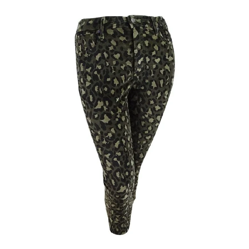 All-Day Wear Relaxed Streetwear Fit Levi's Women's Limited 724 Printed Cropped Straight-Leg Jeans (28 Green Cheetah) All-Day Wear Relaxed Streetwear Fit Levi's Women's Limited 724 Printed Cropped Straight-Leg Jeans (28 Green Cheetah)