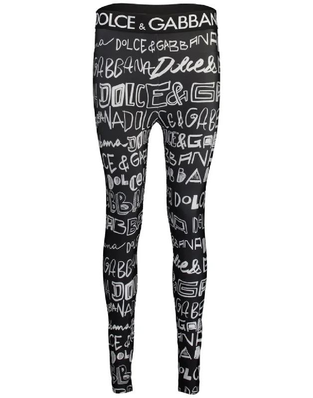 Elegant Fit Affordable Cozy Style Graffiti Print Legging