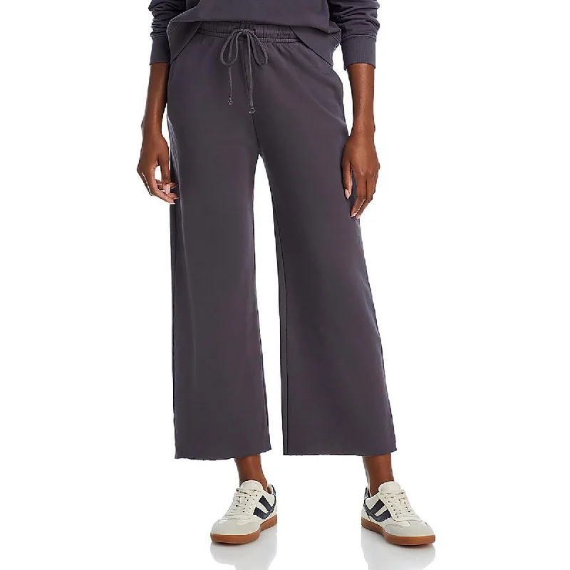 Effortless Outfits Effortless Fashion Options Velvet Womens Cotton Drawstring Hem Wide Leg Pants