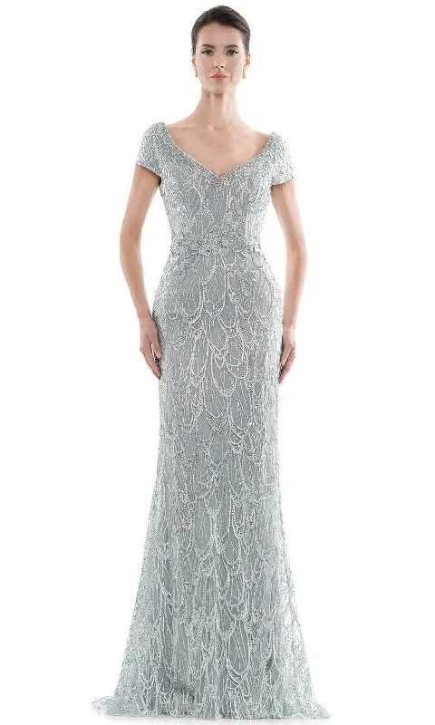 Weekend Wear Comfortable Fashionwear Rina Di Montella - Fully Embroidered Formal Gown RD2716