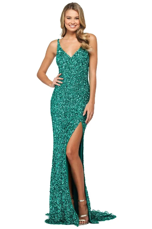 Comfortable Sweaters Warm Soft Clothing Sherri Hill - 53450 Sleeveless Beaded V Neck Long Dress Comfortable Sweaters Warm Soft Clothing Sherri Hill - 53450 Sleeveless Beaded V Neck Long Dress