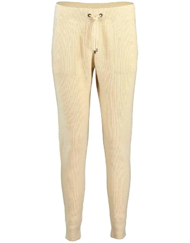 Sporty Comfort Street Fashion Comfort English Ribbed Cashmere Jogger