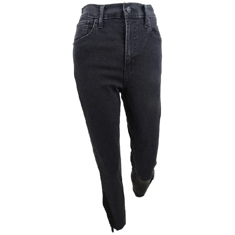 Comfy Chic Relaxed Layered Looks Levi's Women's Mile High Fringed Skinny Ankle Jeans (28, Infringe)