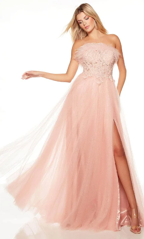 Smart Comfort Comfortable Chic Wearables Alyce Paris 61307 - Corset A-Line Prom Dress