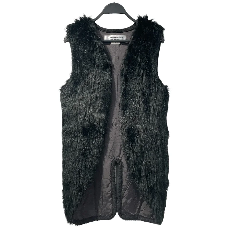 Cozy Chic Wear Trendy Soft Fit COMME des GARCONS COMME des GARCONS/Vest/S/Black/Acrylic/RF-C007