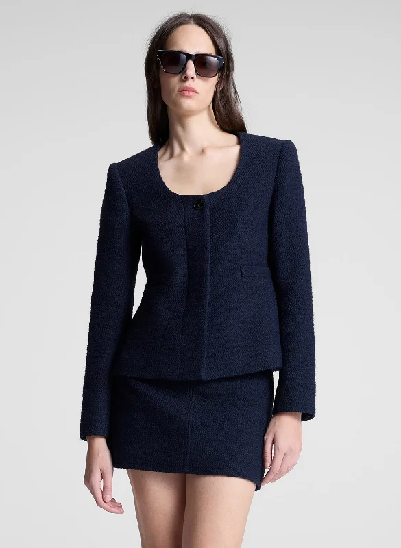 Relaxed Dresses Trendy Comfy Outfits Irene Cotton Boucle Jacket