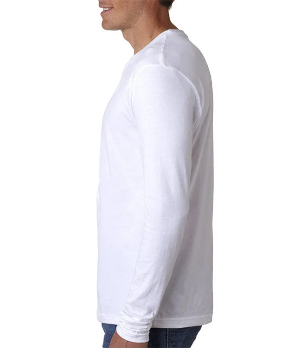 Stylish Wear Comfortable Layering Options N3601 - Next Level Mens Premium Fitted Long Sleeve Crew Neck T-Shirt