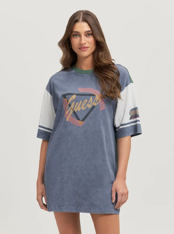 Warm Wear Comfortable Everyday Pieces GUESS Originals Western T-Shirt Mini Dress