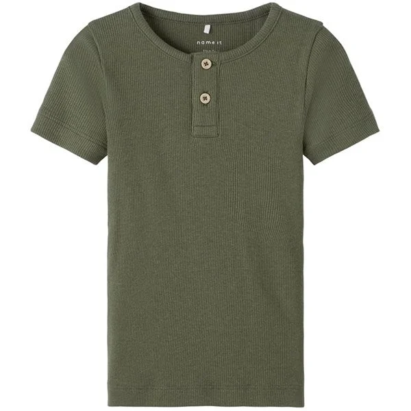 Smart Comfort Fashion Chic Comfort Name it Dusty Olive Kab T-Shirt Noos
