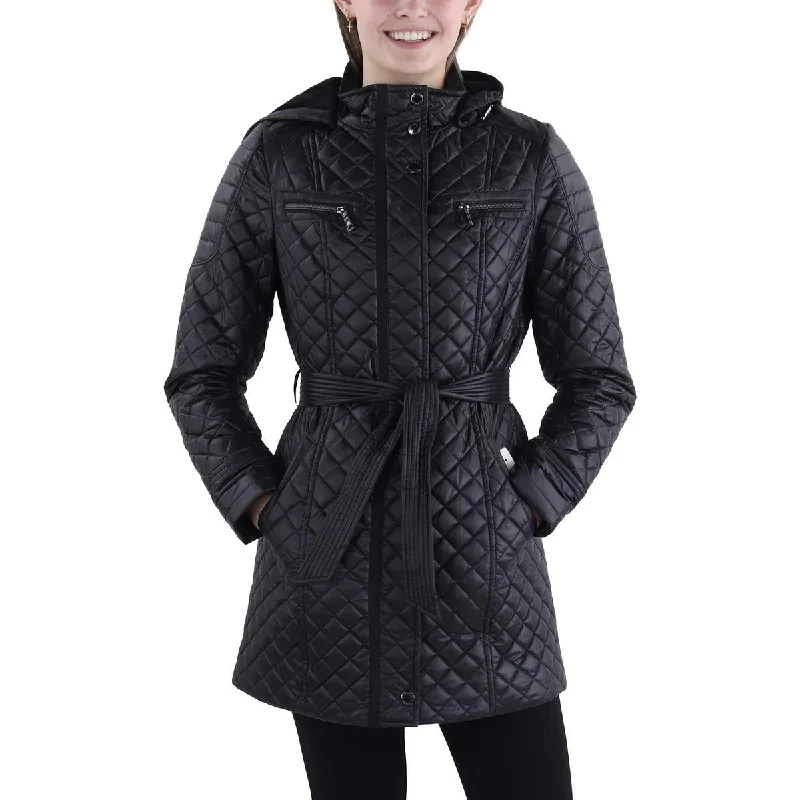 Comfy Dress womensclothing-dresses-dressWomens Faux Fur Hooded Puffer Jacket