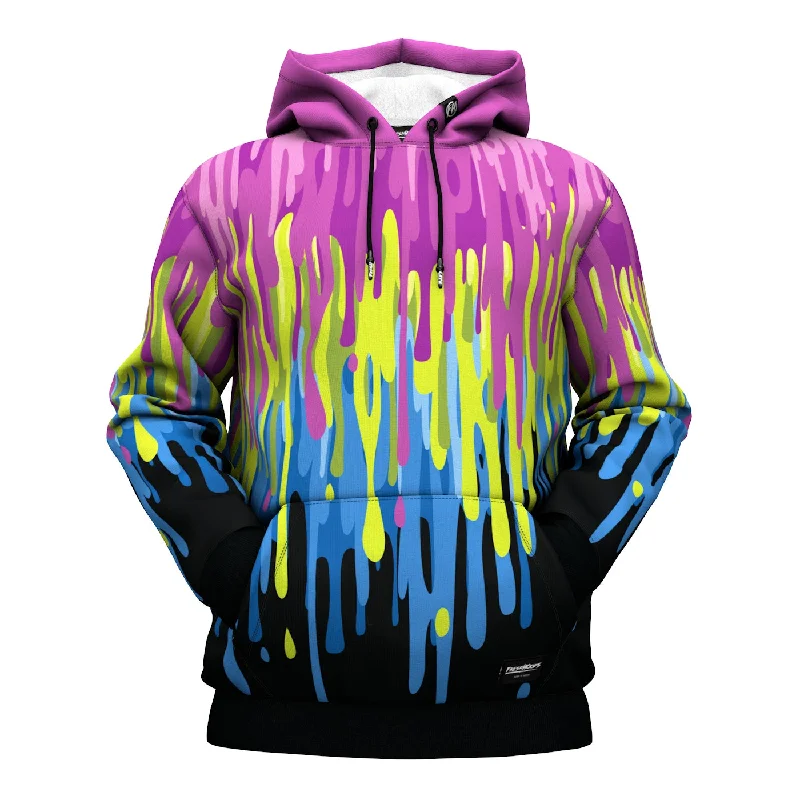 Relaxed Dresses Trendy Chic Comfort Dripping Paint Hoodie