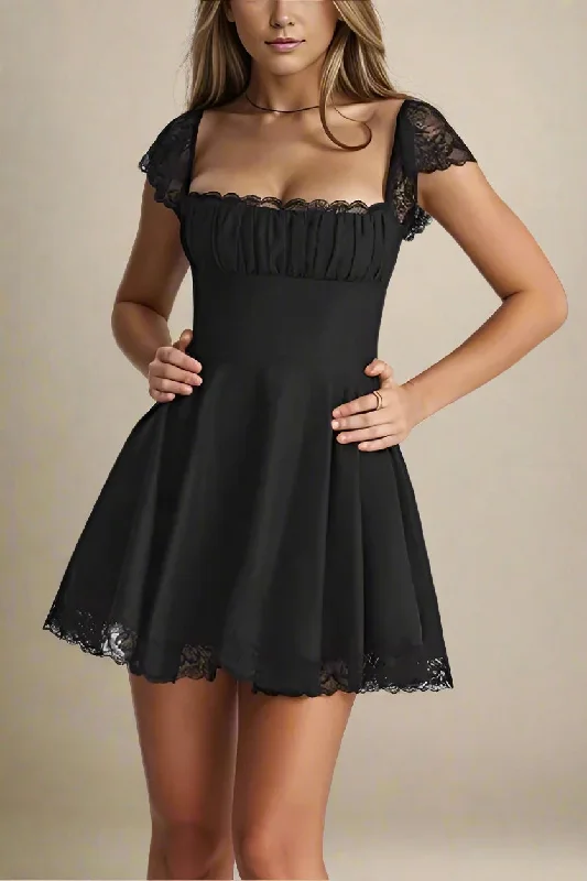 Fashionable Ease Simple Comfort Trends Nori Bodycon Mini Dress - Classic Black