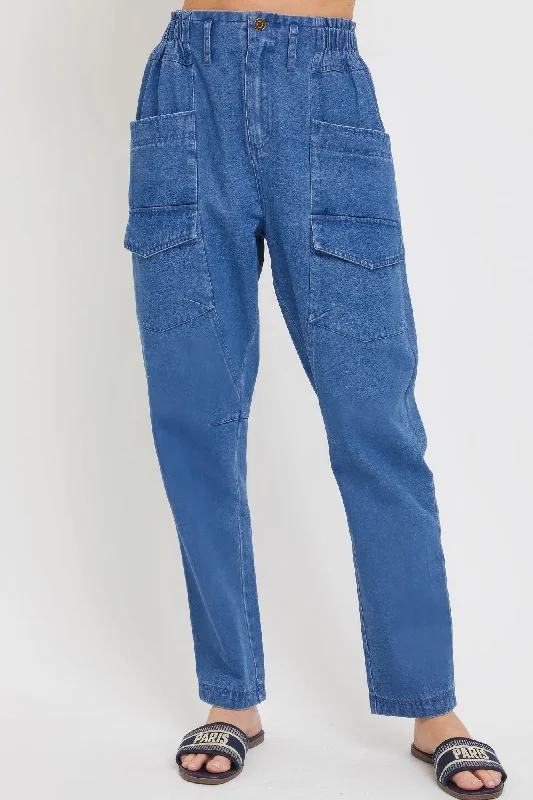 Fashion Comfort Trendy Warm Layered Pieces Denim Jogger Cargo Pants