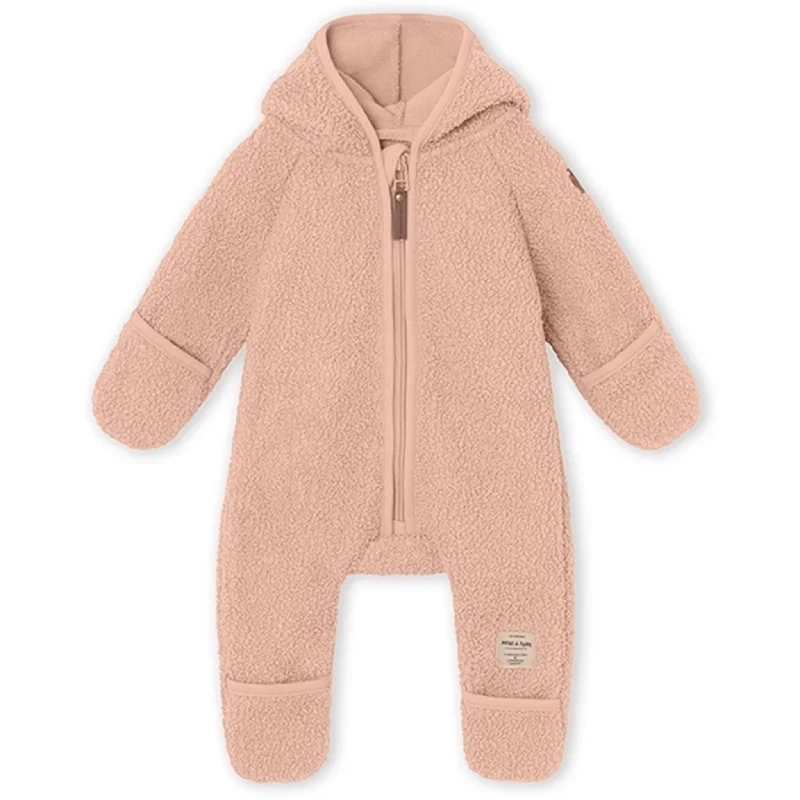 Smart Comfort Wear Cozy Street Fashion MINI A TURE Adel Teddy Fleece Jumpsuit Rose Dust Smart Comfort Wear Cozy Street Fashion MINI A TURE Adel Teddy Fleece Jumpsuit Rose Dust
