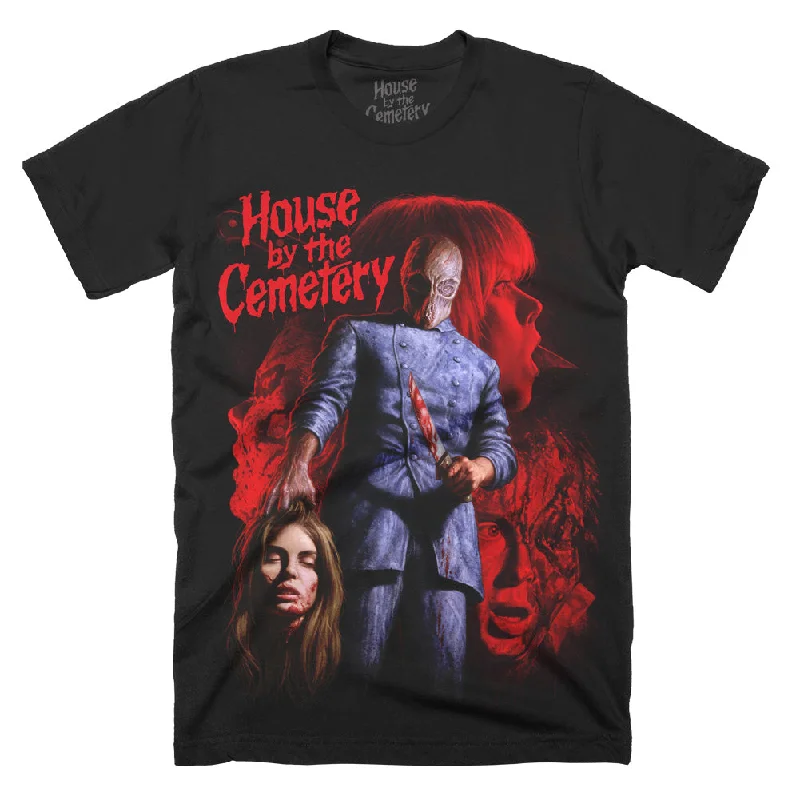 Layered Comfort Comfy Warm Fashion The House By The Cemetery Vortex Of Fear T-Shirt