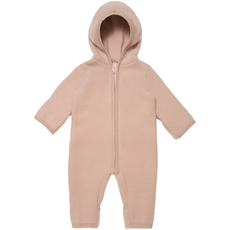 Comfortable Sweaters Simple Cozy Pieces Huttelihut Pram Suit Cotton Fleece Momo Cot Cleece Dusty Rose