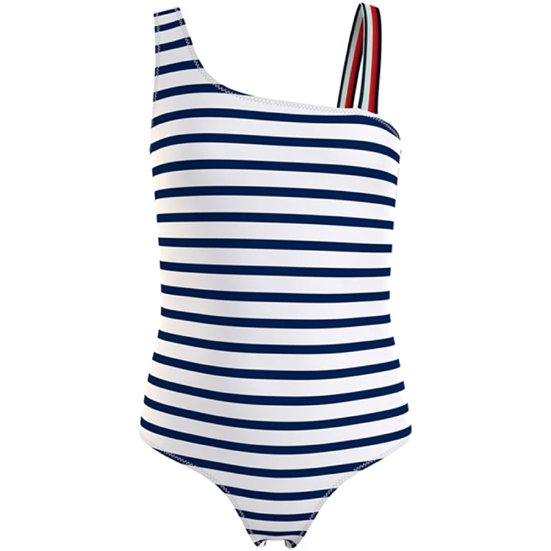 Easygoing Style Soft Day-to-day Looks Tommy Hilfiger Swim Suit Breton Stripe Navy