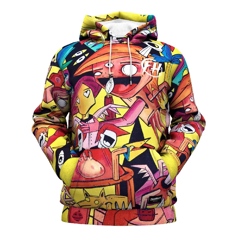 Trendy Looks Relaxed Layered Looks Social Order Hoodie