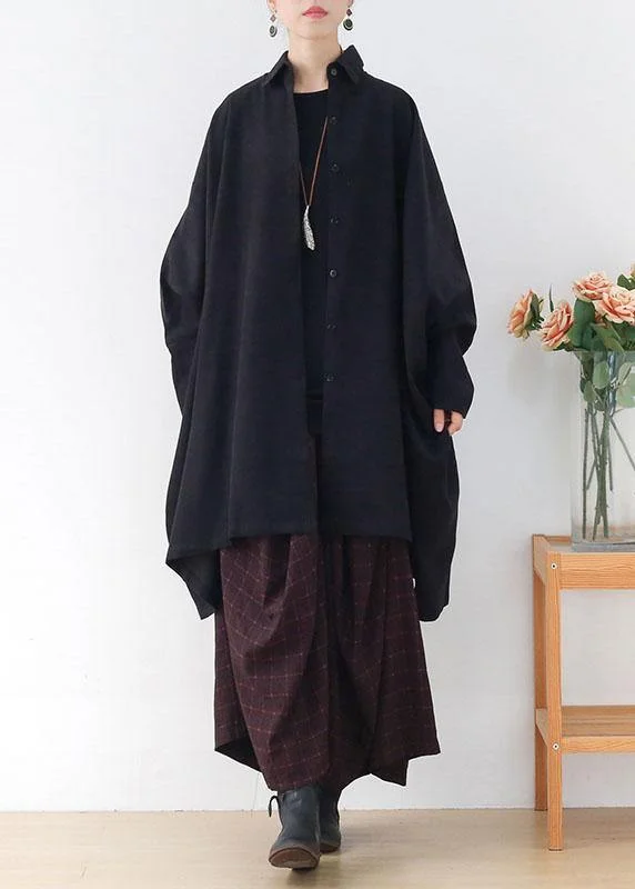 Cozy Sweaters Simple Cozy Pieces Elegant Black PeterPan Collar Asymmetrical Design Fall Cardigans Long Sleeve Cozy Sweaters Simple Cozy Pieces Elegant Black PeterPan Collar Asymmetrical Design Fall Cardigans Long Sleeve