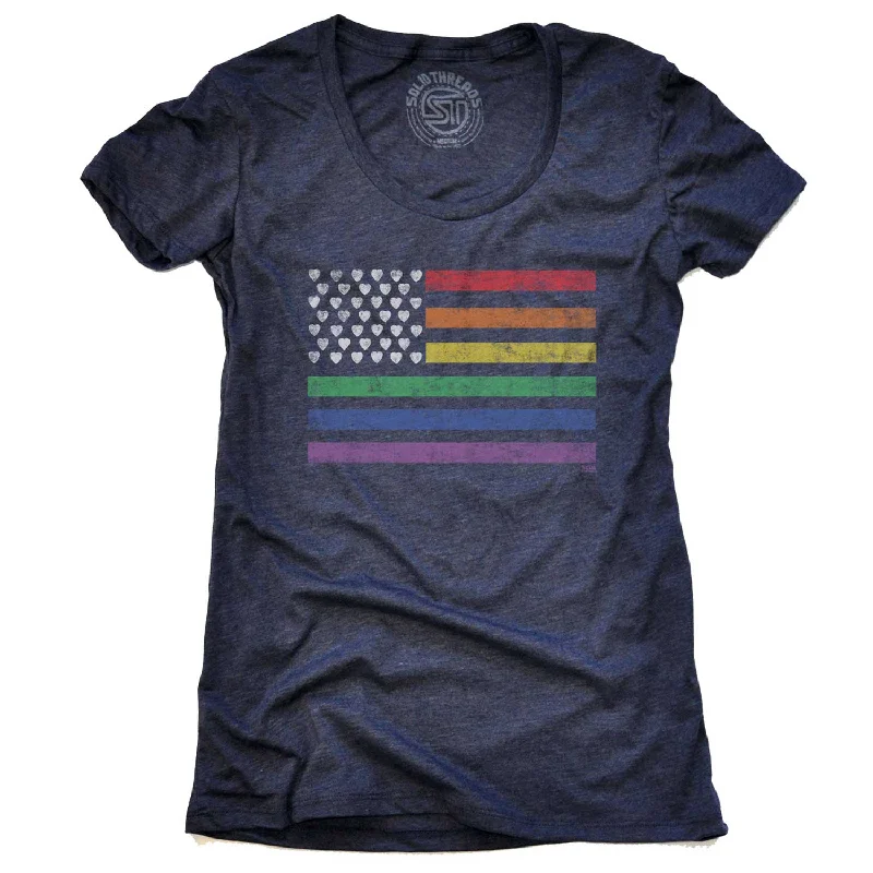 Trendy Dresses Soft Street Fashion Women's American Pride T-shirt