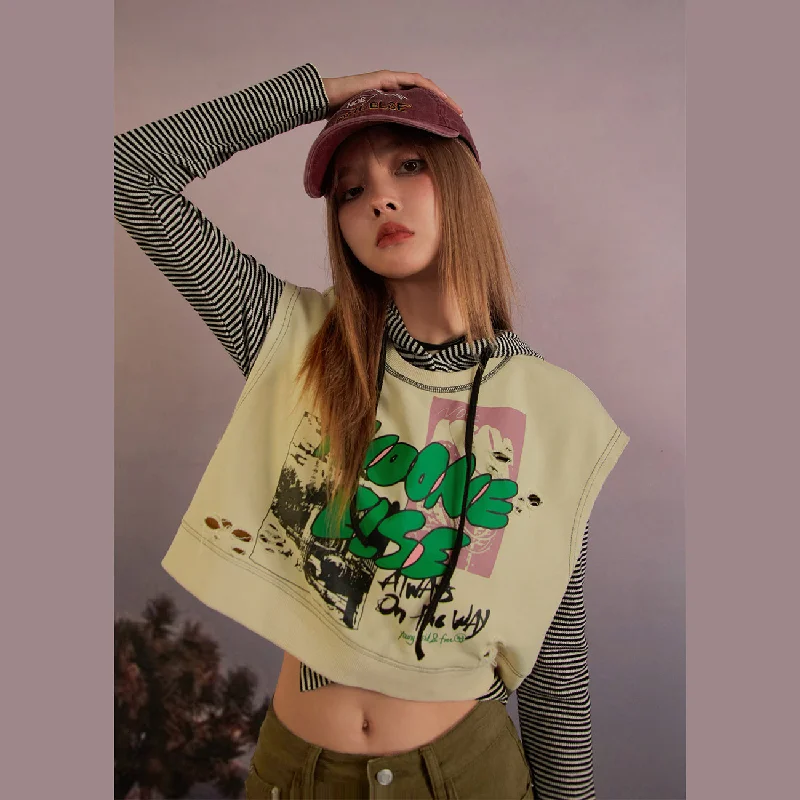 Everyday Outfits Soft Day-to-day Looks Wide Slit Cropped Vest