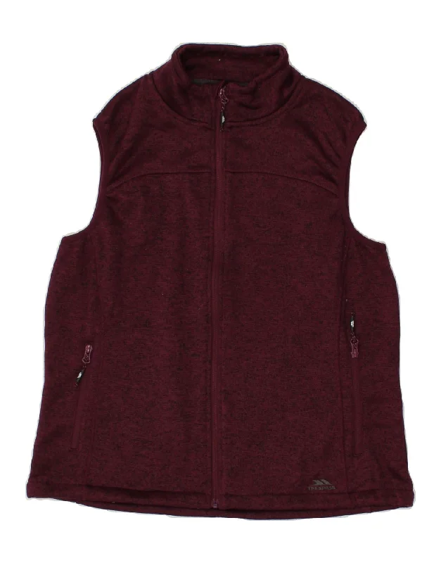 Cozy Knits Comfortable Chic Wearables TRESPASS Womens Sleeveless Tracksuit Top Jacket UK 16 Large Burgundy