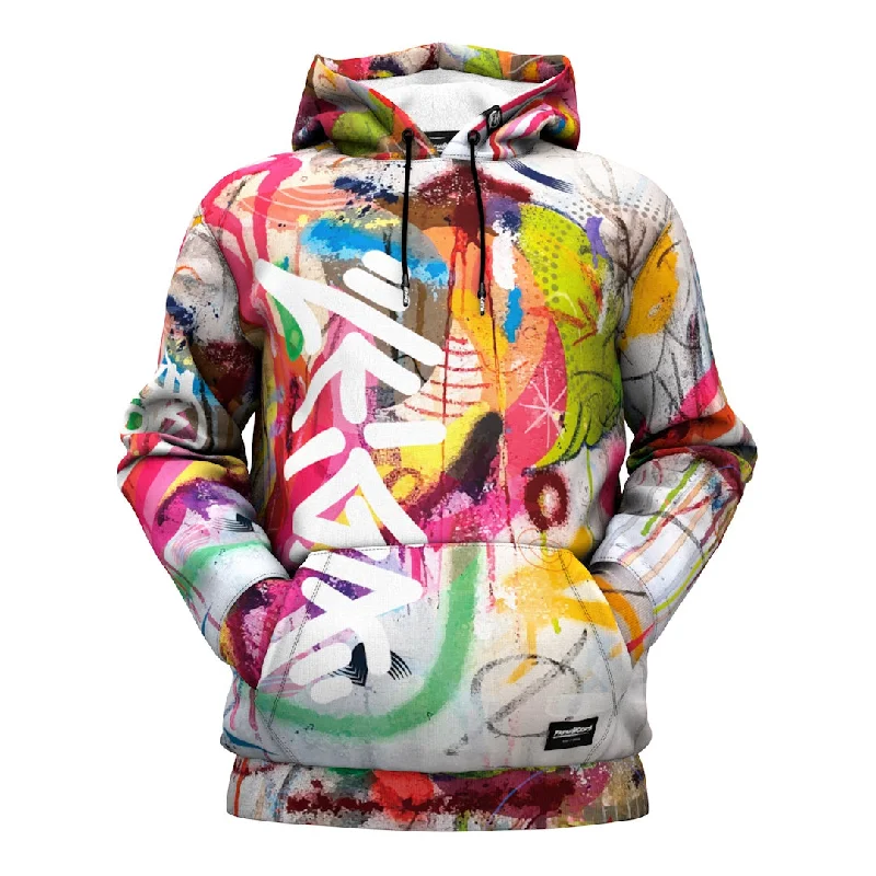 Chic Outfits Effortless Cozy Wear Abstract Paint Hoodie