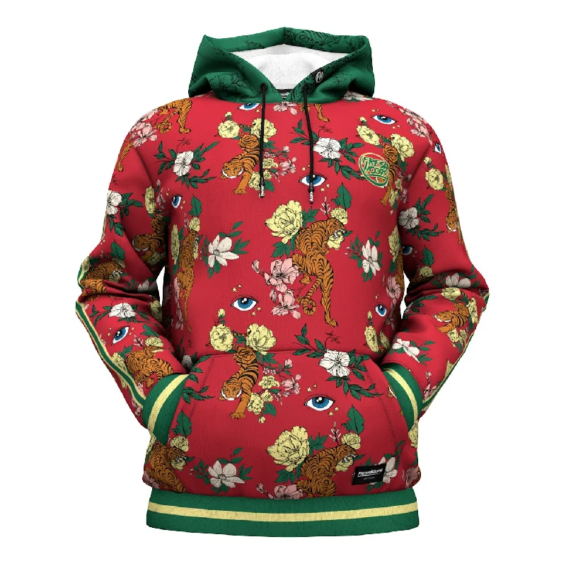 Stylish Ease Soft Street Fashion Eye Of The Tiger Hoodie