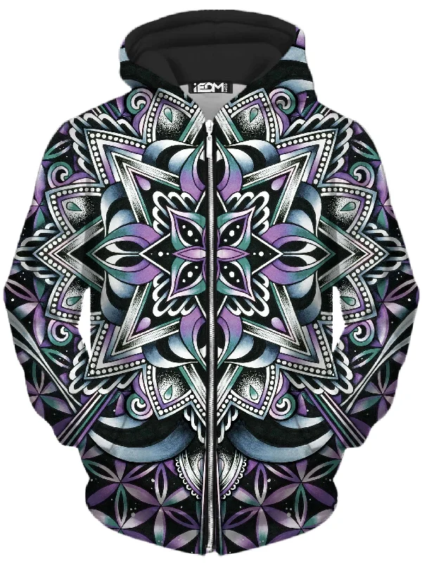 Trendy Wear Casual Soft Fit Sacred Web Unisex Zip-Up Hoodie