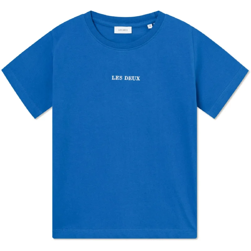 Smart Casuals Relaxed Streetwear Fit Les Deux Kids Olympian Blue Dexter T-Shirt Kids