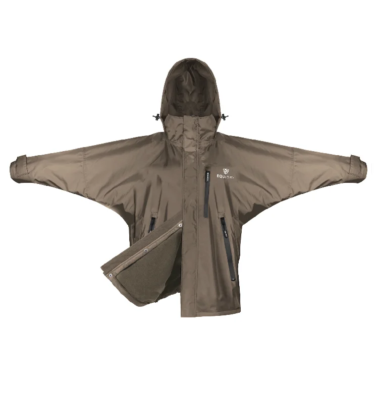 Versatile Comfort Stylish Relaxed Clothing Shortie Women's | Thin Fleece | Beige/Taupe
