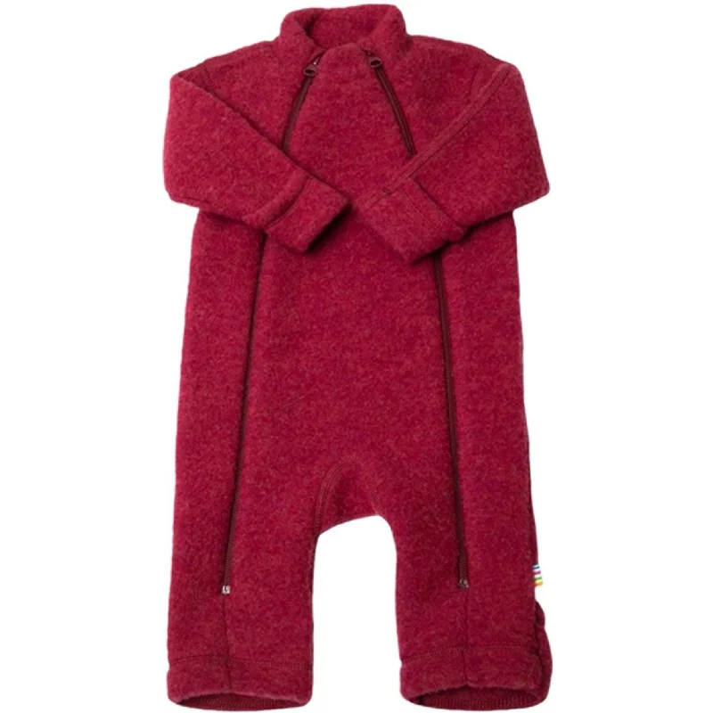 Cozy Fit Wear Trendy Soft Looks Joha Wool Fuchsia Melange Overalls