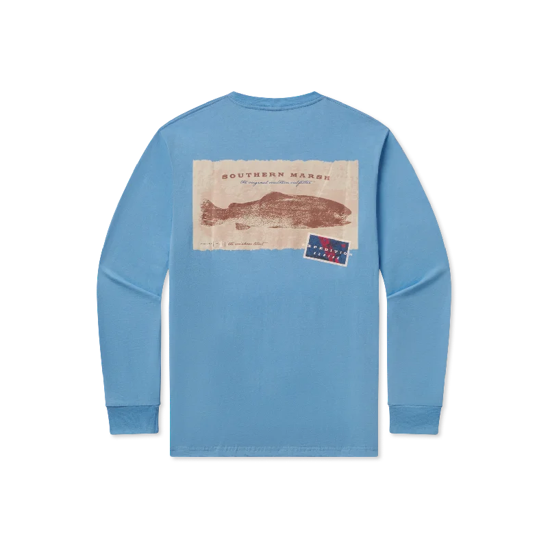 Relaxed Fashion Relaxed Fashion Styles Expedition Series Tee - Rainbow Trout - Long Sleeve