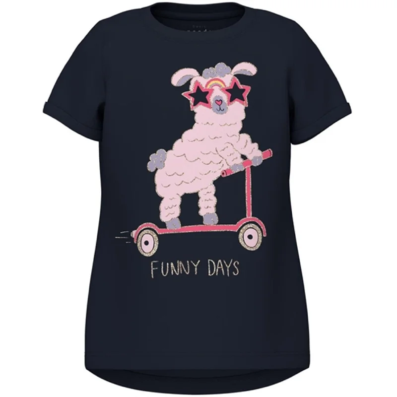 Versatile Comfort Fashionable Cozy Looks Name it Dark Sapphire Vix T-Shirt