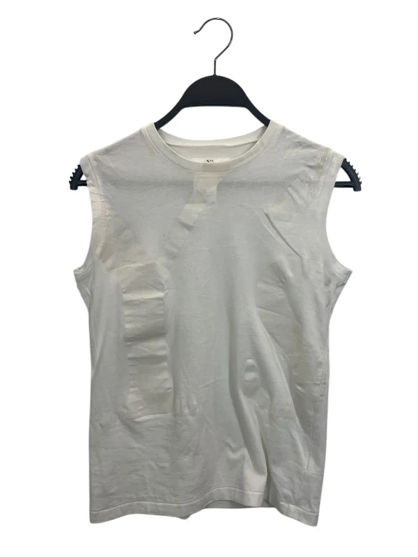 Relaxed Fashion Trendy Soft Looks Y's/YOHJI YAMAMOTO/T-Shirt/3/Cotton/WHT/muscle tee/logo print